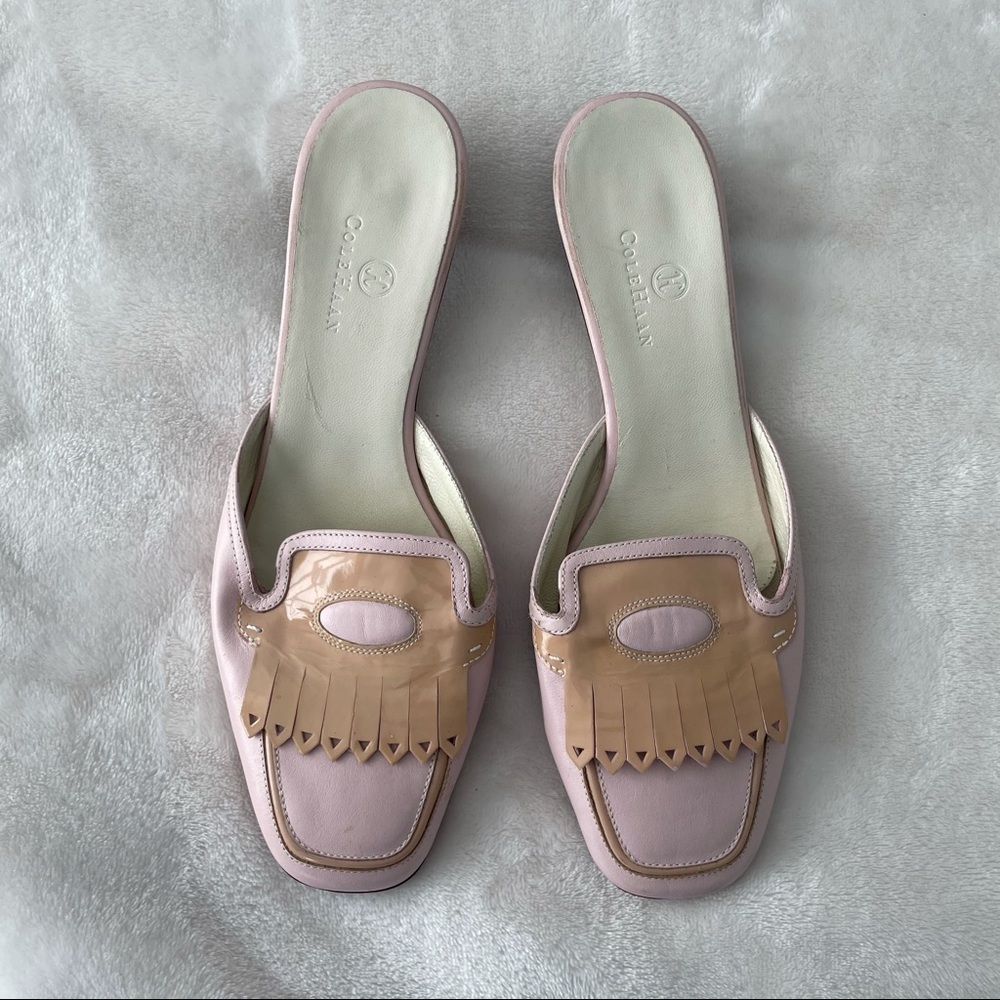 Cole Haan Pink brown mules